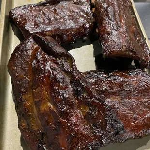 Baby back ribs I cooked from wood dale - amazing quality!