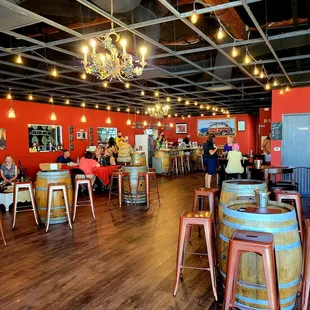 A glance at the tasting room