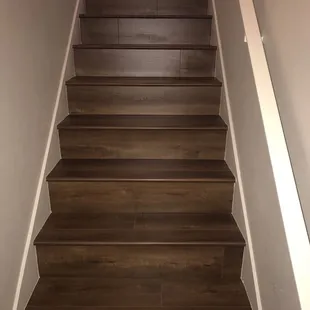 Vinyl stairs