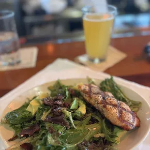 Natalie&apos;s Salad, grilled salmon