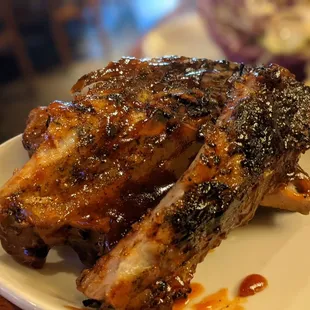 Happy hour ribs: 5 ribs for $9!