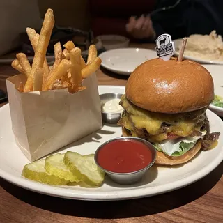 Double Buckeye Burger - Dinner