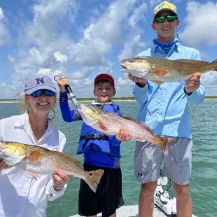 Such an awesome family to fish with! Plenty of high fives and smiles