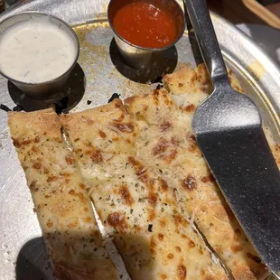 Garlic &amp; Parmesan Bread Sticks