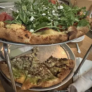 THISSS pizza on top. Grilled Garden on bottom