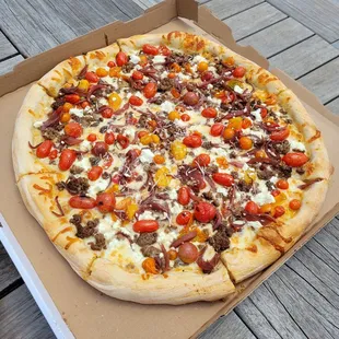 Lamb pizza special