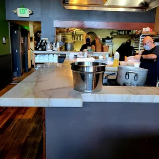 Looking back in to kitchen