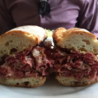 Hot Pastrami Sandwich