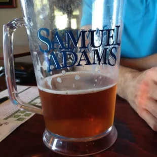 Sun king Osiris pale ale. $12/ pitcher