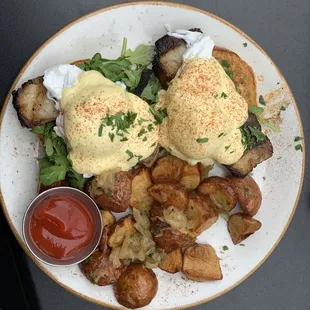 Pork Belly Benedict Brunch