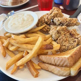 Chicken Fried Steak and French Fries