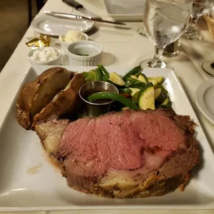 The prime rib.