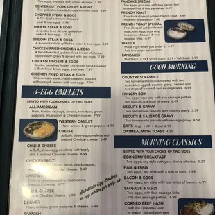 Breakfast Menu