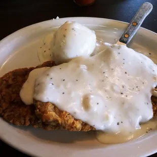 The chicken fried steak is always my go to here besides there bacon cheeseburger.