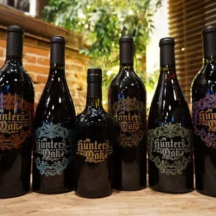 We proudly pour Hunter's Oak wines!