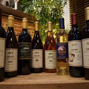 We proudly pour Grady Family Vineyards wine!