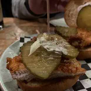 Fried Chicken Sliders