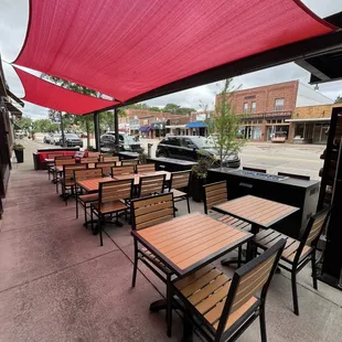 Outdoor seating