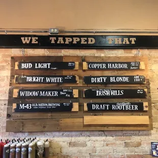 beer selection specials