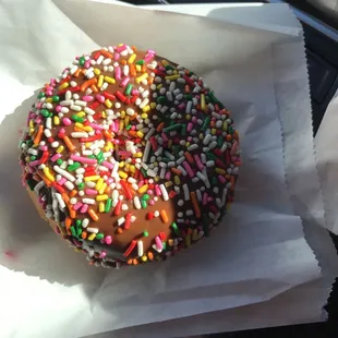 Sprinkle donut was $1