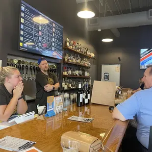 Nice little bar area.