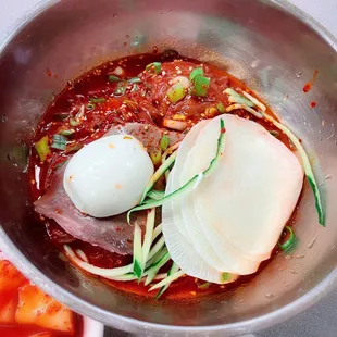 Mixed Cold Buckwheat Noodles - Bibim-naengmyeon 비빔냉면