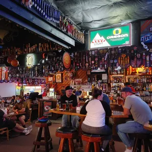 people sitting at the bar