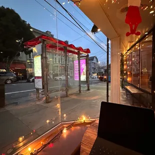 Inside looking out