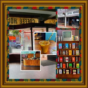 Montage of images from the Wooden Coffeehouse
