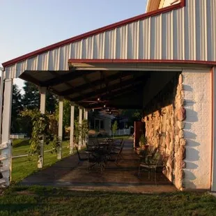 the outside of the building