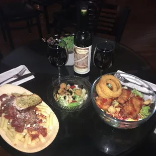 3 For $30.00 wine and dinner