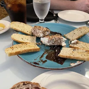 Goat cheese appetizer