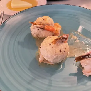 Vanilla Bean Shrimp stuffed with crab