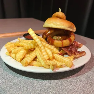 Come down for a Cowboy Burger today!