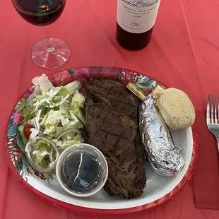 Prime Rib catered meal