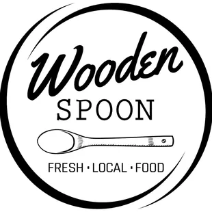the logo for wooden spoon fresh local food