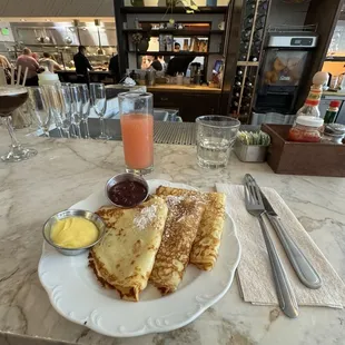 Swedish Pancakes Huckleberries