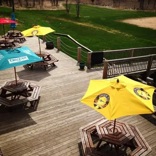 Enjoy a beverage on the Patio &amp; play volleyball or horseshoes in the large yard.