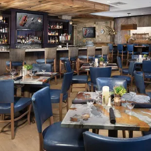 Dine with us in an unpretentious , comfortable, atmosphere.