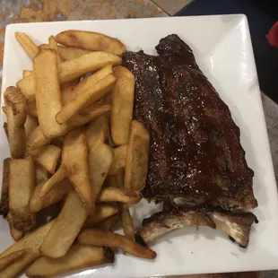 Ribs and Steak Fries