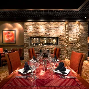 the dining room of a restaurant