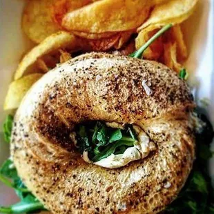 bagel, food, bagels