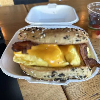 Bacon, Egg, and cheese