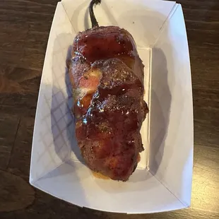bacon wrapped in bbq