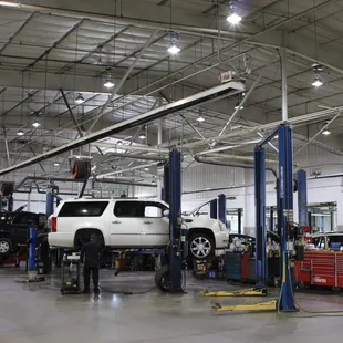 Our beautiful, State of the Art Technician Garage