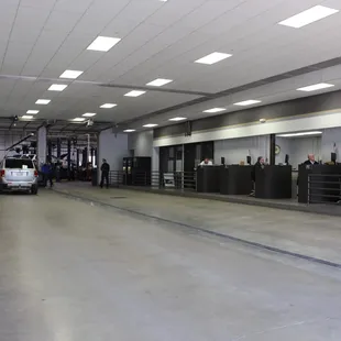 Easily Accessible Service Drive