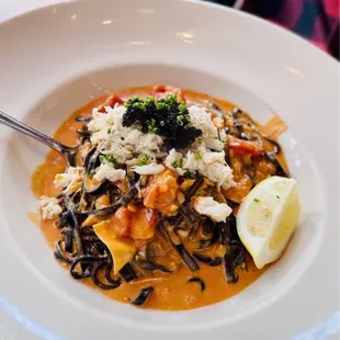 Lobster &amp; Squid Ink Linguini