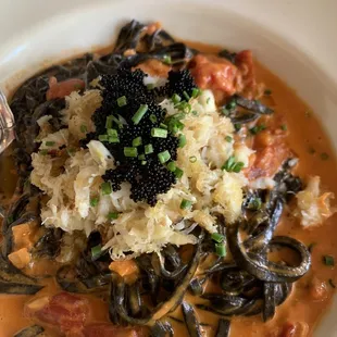 Lobster &amp; Squid Ink Linguini