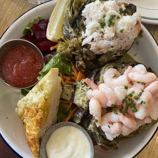 Seafood Stuffed Artichoke