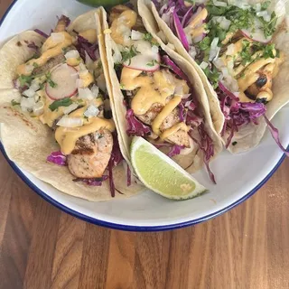 Grilled Salmon Tacos